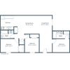 Griffin Court Apartments | Three Bedroom Floor Plan Griffin Court Apartments | Three Bedroom Floor Plan