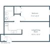 Luxford Court Apartments | One Bedroom Floor Plan Luxford Court Apartments | One Bedroom Floor Plan