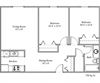 Luxford Court Apartments | Two Bedroom Floor Plan Luxford Court Apartments | Two Bedroom Floor Plan