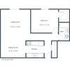 Maplewood Bend Apartments | One Bedroom Floor Plan A Maplewood Bend Apartments | One Bedroom Floor Plan A