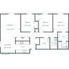 Maplewood Bend Apartments | Three Bedroom Floor Plan B Maplewood Bend Apartments | Three Bedroom Floor Plan B