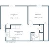 Parkwest Gardens Apartments | One Bedroom Floor Plan Parkwest Gardens Apartments | One Bedroom Floor Plan