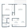 Place One Apartments | One Bedroom Floor Plan Place One Apartments | One Bedroom Floor Plan