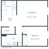 Southgate Apartments | One Bedroom Floor Plan A Southgate Apartments | One Bedroom Floor Plan A