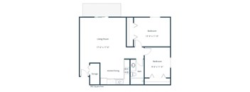Southgate Apartments | Two Bedroom Floor Plan A