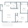 Southgate Apartments | Two Bedroom Floor Plan C Southgate Apartments | Two Bedroom Floor Plan C