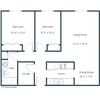 Southgate Apartments | Two Bedroom Floor Plan D Southgate Apartments | Two Bedroom Floor Plan D