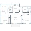 Southgate Apartments | Three Bedroom Floor Plan C Southgate Apartments | Three Bedroom Floor Plan C