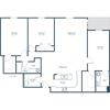 West Lake Apartments | Three Bedroom Floor Plan B West Lake Apartments | Three Bedroom Floor Plan B