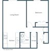 Patricia Ann Apartments | One Bedroom Floor Plan B Patricia Ann Apartments | One Bedroom Floor Plan B