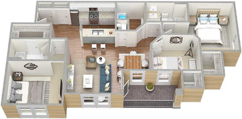Sunset Cay Floor Plan 6