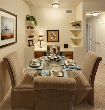 Elegant Dining Room Elegant Dining Room at The Preserve at Greenway Park, Casper, Wyoming - Photo Gallery 4
