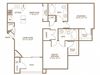 2 bedroom 2 bath Floor Plan 2 bedroom 2 bath Floor Plan at The Preserve at Greenway Park, Casper, WY, 82609