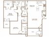 2 Bedroom 2 Bathroom Floor Plan 2 Bedroom 2 Bathroom Floor Plan at The Preserve at Greenway Park, Wyoming, 82609