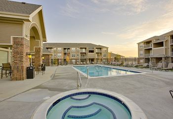 The Hot Tub Is Open To Residents Year-Round at The Preserve at Rock Springs, Rock Springs, WY, 82901