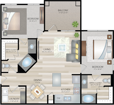 C1 Floor Plan 4
