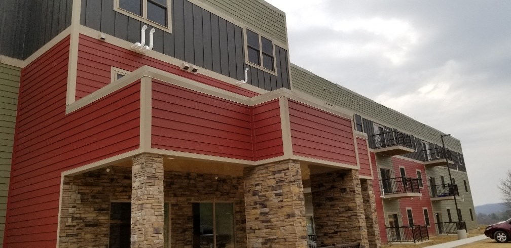 the building where the hotel is located