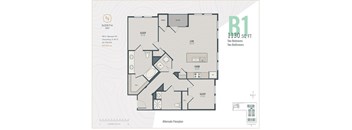 B1 - Two Bedroom