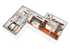 1174 SQFT 2 Bed 2 Bath 3D View at Park Heights by the Lake Apartments, Chicago 1174 SQFT 2 Bed 2 Bath 3D View at Park Heights by the Lake Apartments, Chicago