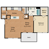 Rolling Meadows 1 Bed 1 Bath
