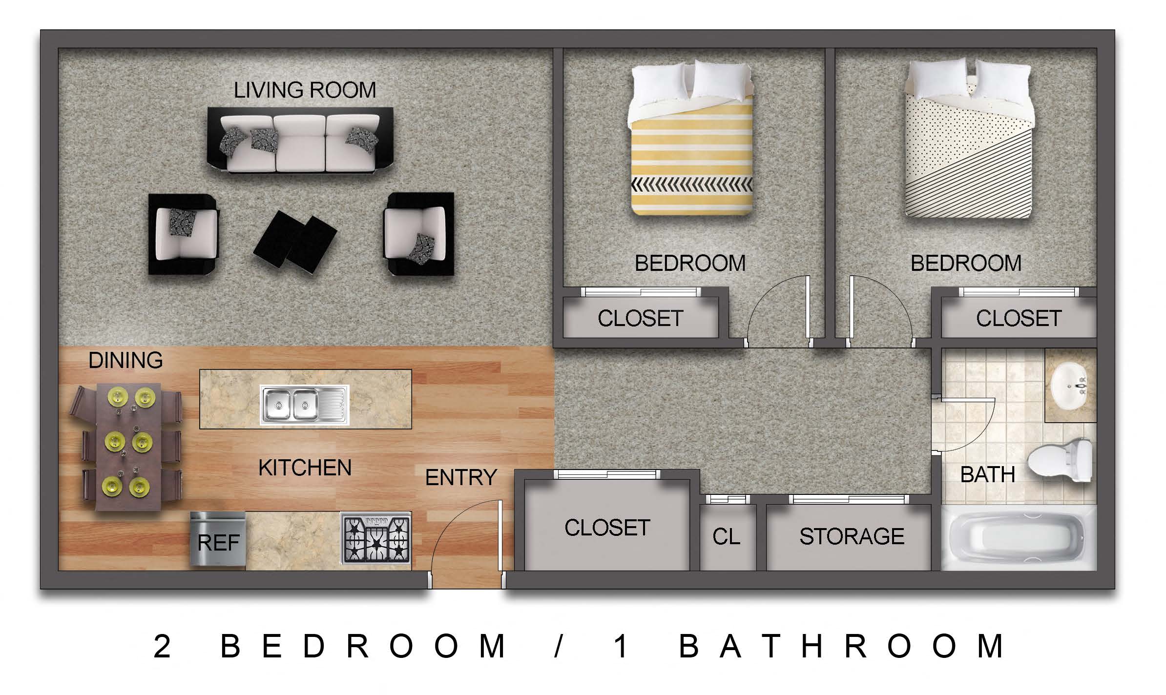 2 Bedroom