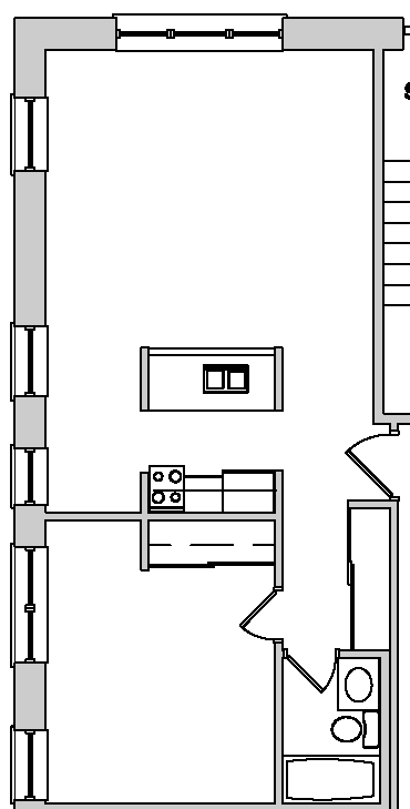 1 Bedroom Loft