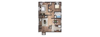 2 Bedrooms, 1 Bathroom