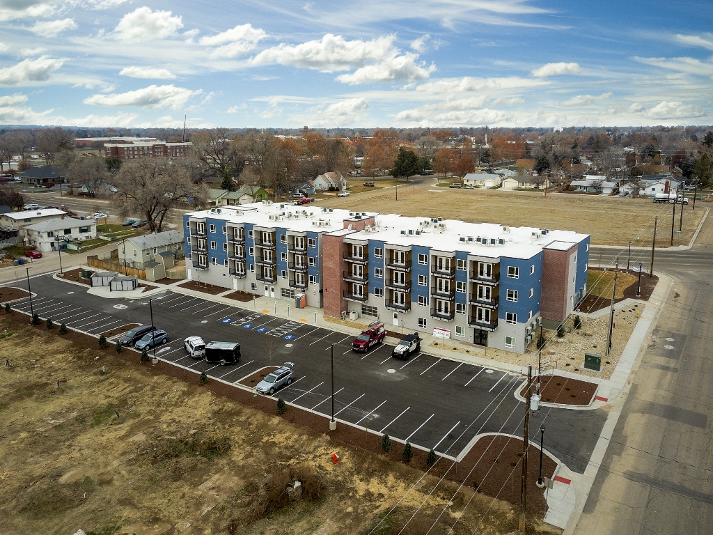 Aerial view of Colorado Gardens