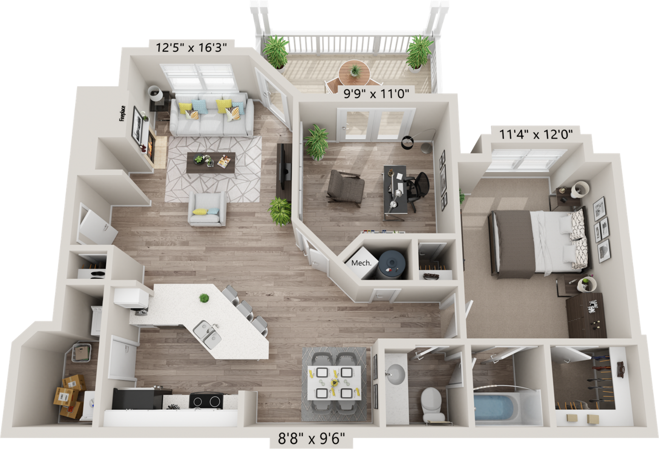 Stonebridge at Twin Peaks | Longmont, CO Apartments | One Bedroom + Den