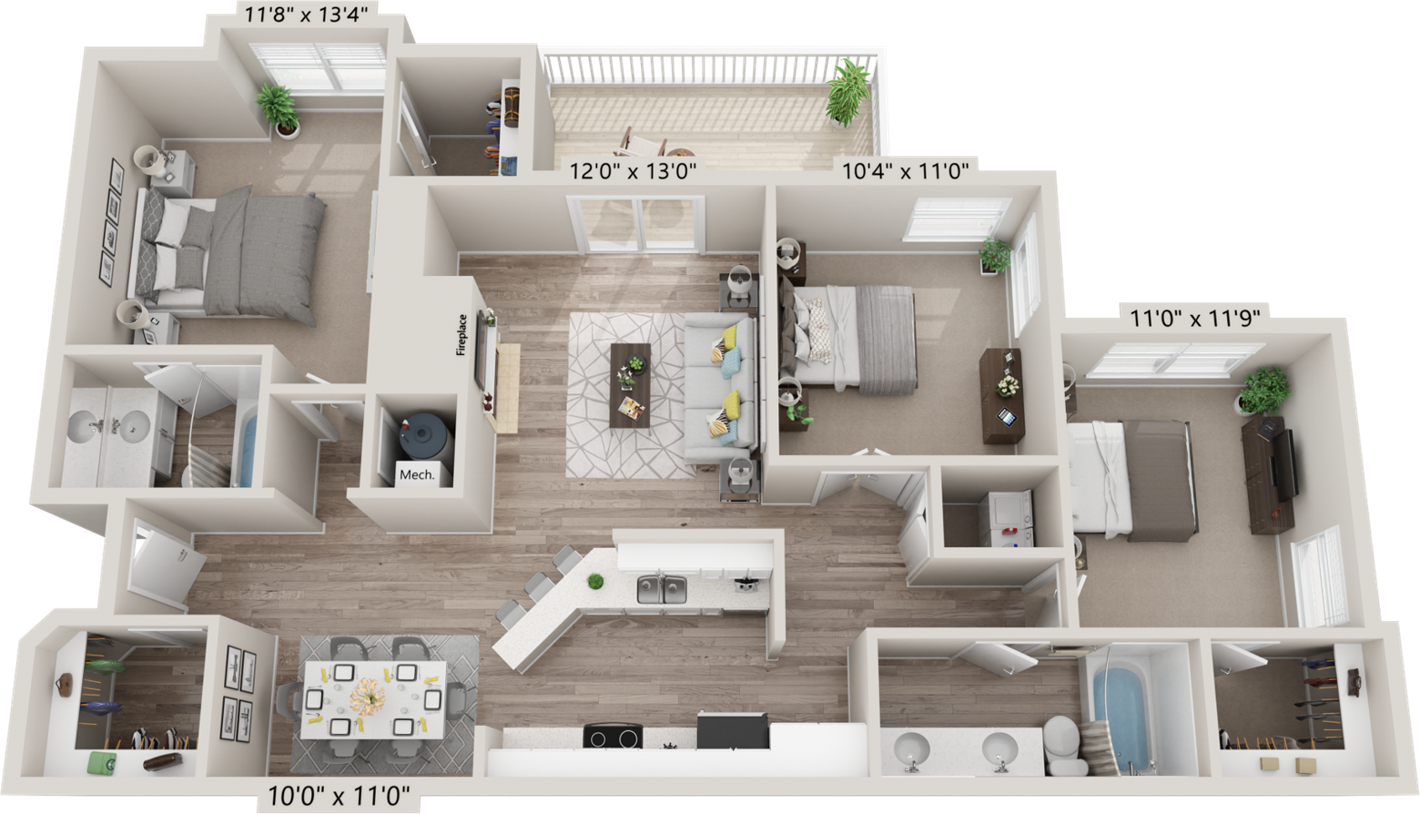 Stonebridge at Twin Peaks | Longmont, CO Apartments | Two Bedroom + Den