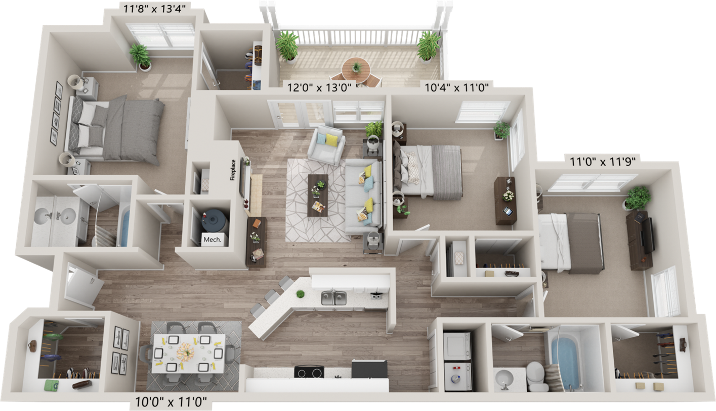 Stonebridge at Twin Peaks | Longmont, CO Apartments | Three Bedroom