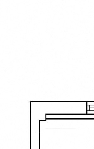 One bedroom, one bathroom apartment layout at Millside Apartments in Milton, ON