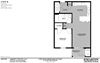 1 Bedroom, 1 Bathroom - B