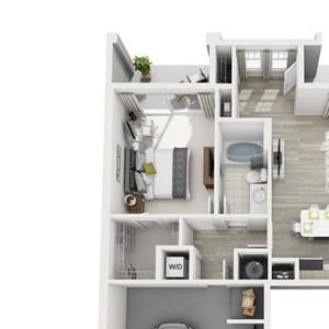 1 Bed 1 Bath Aspire Floor Plan 1 Bed 1 Bath Aspire Floor Plan at Altis Shingle Creek, Kissimmee
