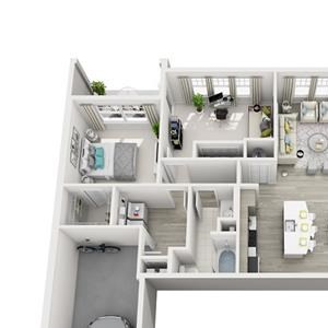 3 Bed 2 Bath Excite Rhapsody Floor Plan 3 Bed 2 Bath Excite Rhapsody Floor Plan at Altis Shingle Creek, Florida