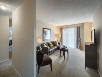 Modern Living Room at Trillium Apartments, Fairfax