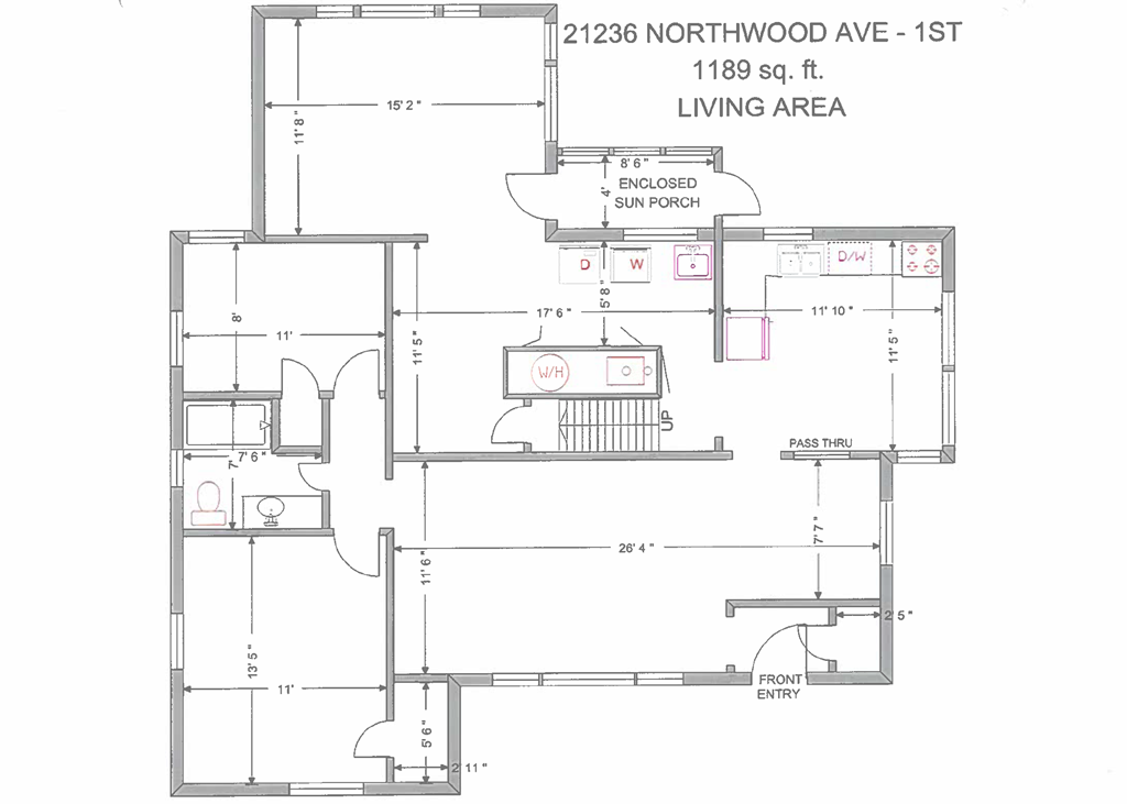 the floor plan of the condo