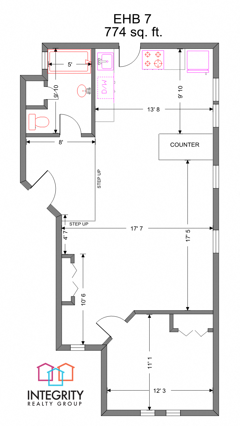 2815 Euclid Heights Blvd.,  1 Bedroom 1 Bath (Garden)