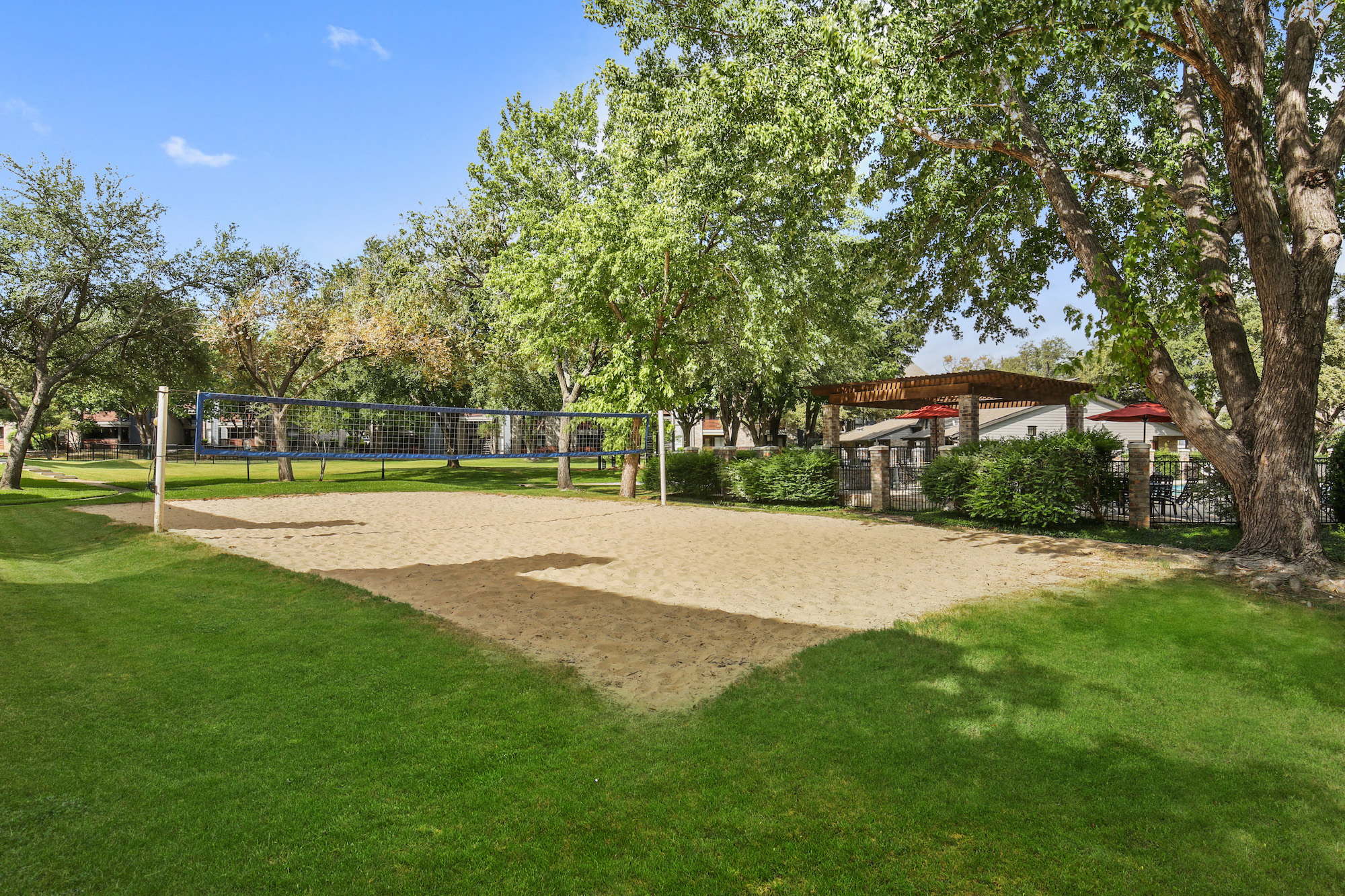 Hub at Chisholm Trail Volleyball Court