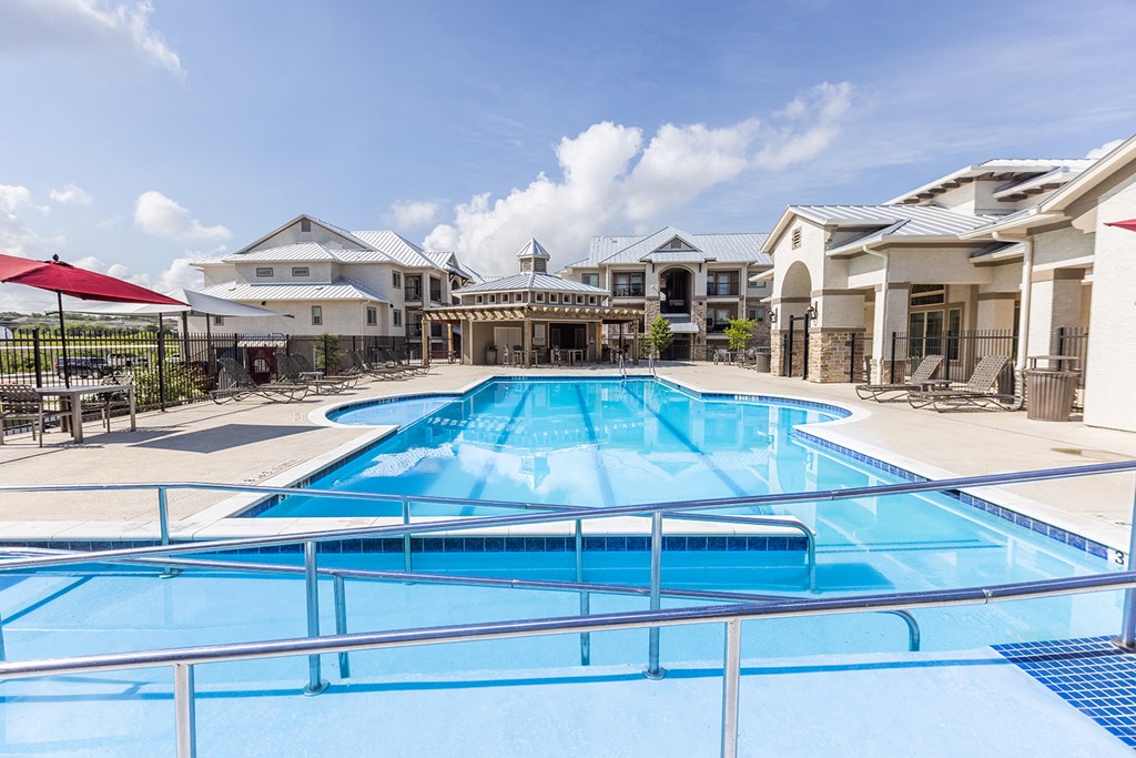 our apartments have a large swimming pool at our apartments