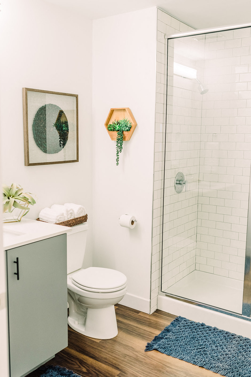 a small bathroom with a toilet and a shower