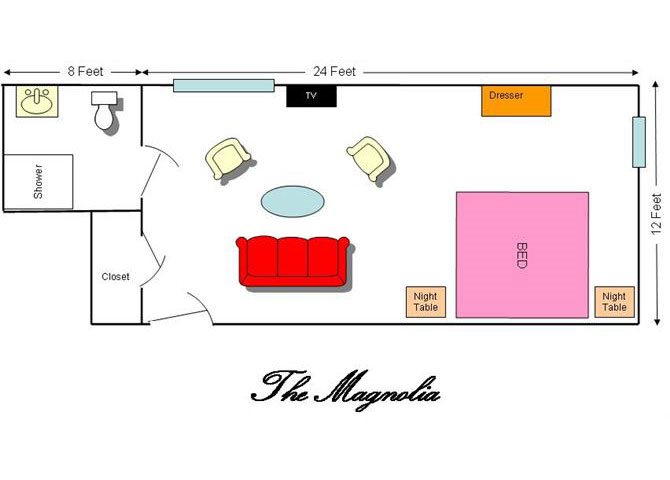 The Magnilia Floor Plan The Magnilia Floor Plan at Savannah Court of Lake Oconee, Georgia