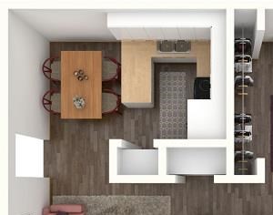 2 Bed 1 Bath BROOKS Floor Plan 2 Bed 1 Bath BROOKS Floor Plan at City-Base Vista, Texas, 78223