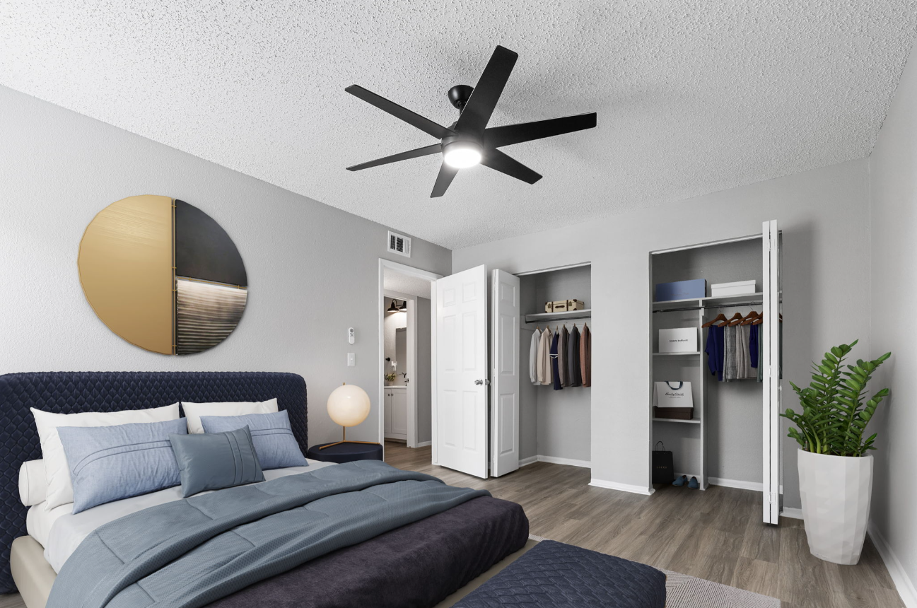 Modern Bedroom at City-Base Vista, Texas