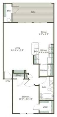 1B - GARDENS Floor Plan 5