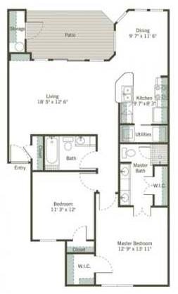 2A - GARDENS Floor Plan 8