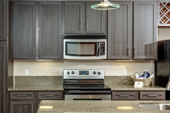 Built-In Microwave at The Landmark, New Braunfels, TX, 78130 - Photo Gallery 21