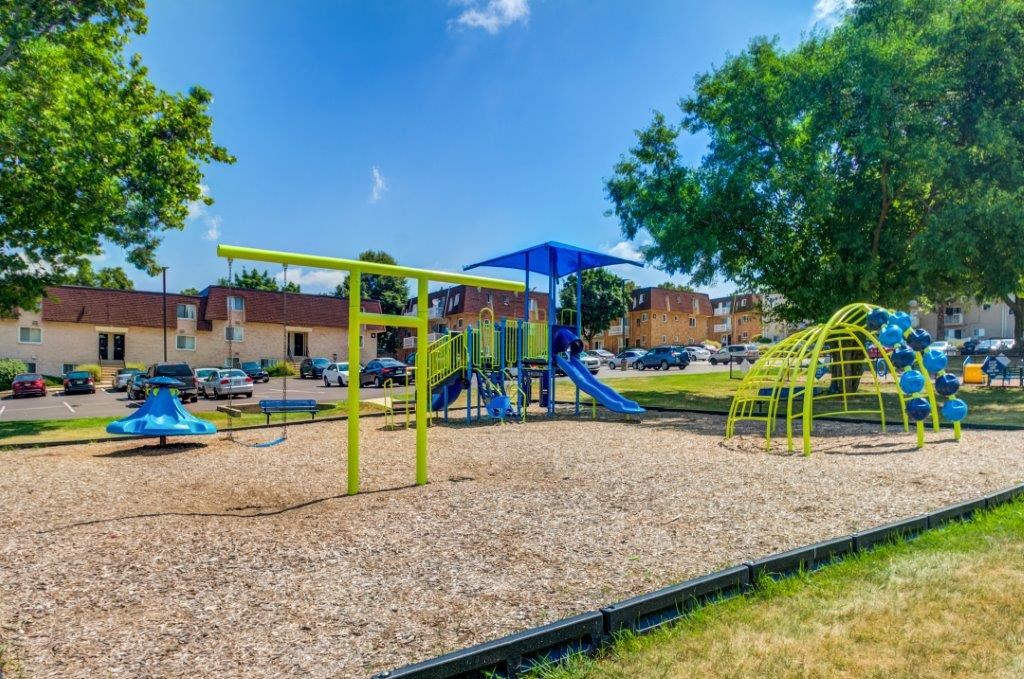 our apartments have a playground for your kids to play