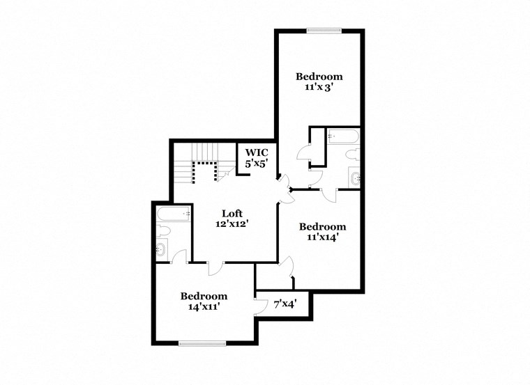 the floor plan plan 1199