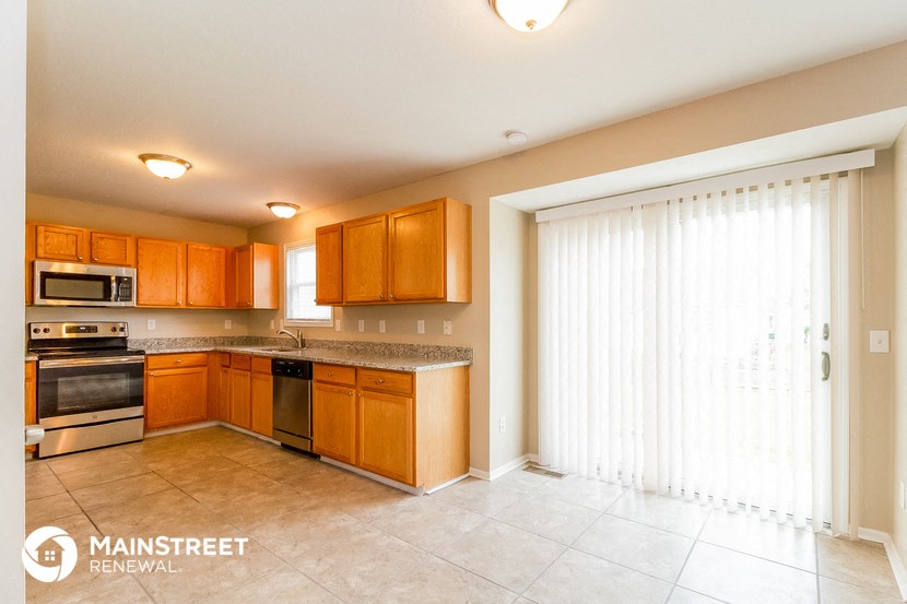 the kitchen is clean and ready for us to use